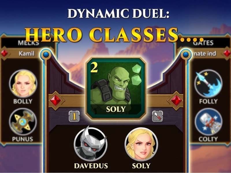 Five Hero Classes in Dynamic Duel Dynamic Duel Hero Classes